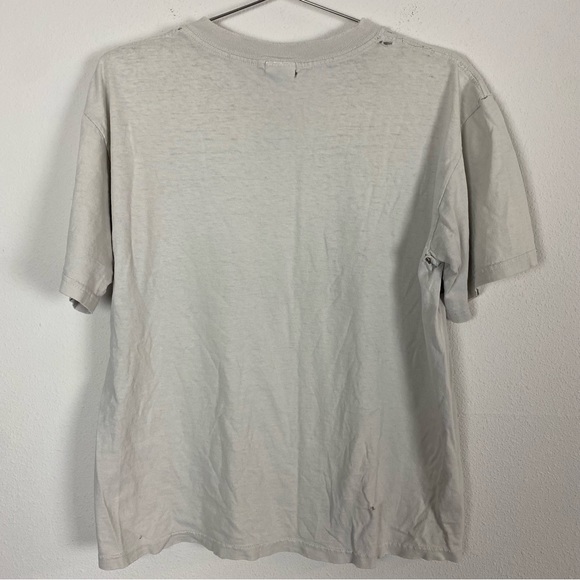 Men's Vintage Anvil Wolf Nature Graphic Distressed Tee - Picture 2 of 11